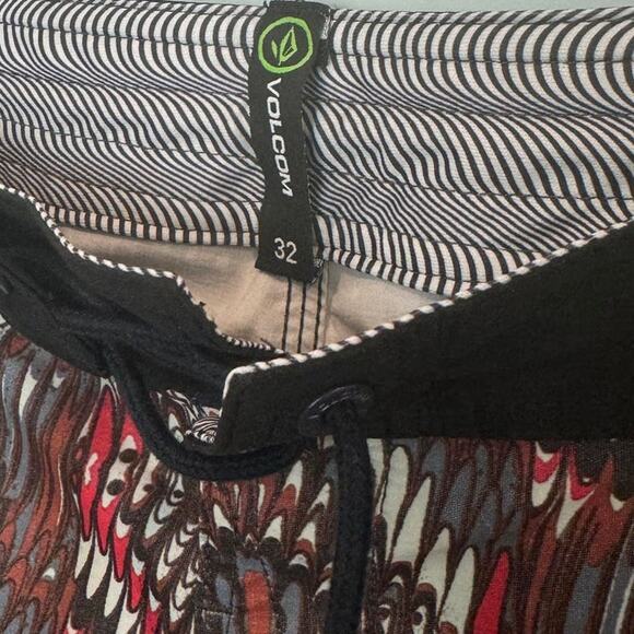 Volcom Natural Visions Stoney 'China Blue' Men's Board Shorts, Size 32 - Picture 3 of 6